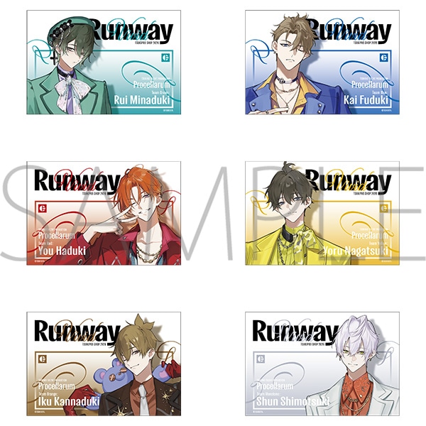 �|�X�g�J�[�h�Z�b�g�@Procellarum�@6���Z�b�g