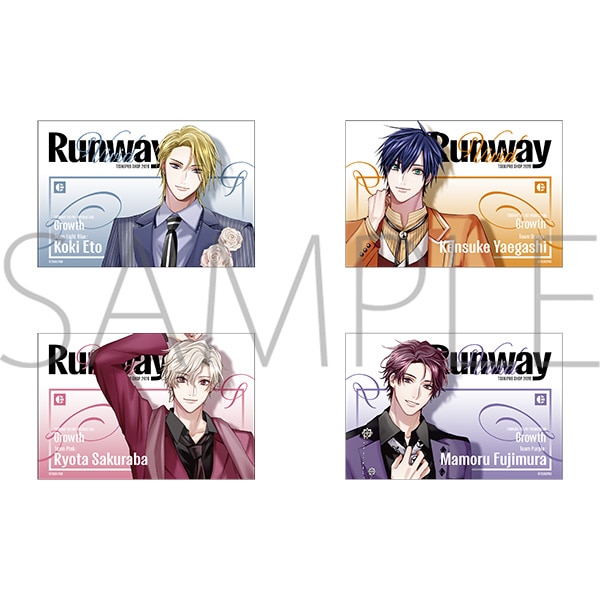 �|�X�g�J�[�h�Z�b�g�@Growth�@4���Z�b�g