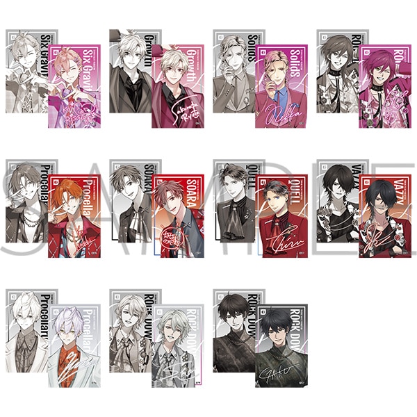 �����`�L�����[�J�[�h�R���N�V�����@team Pink��team Red��team Monotone�@Vivid Runway�@�S11��