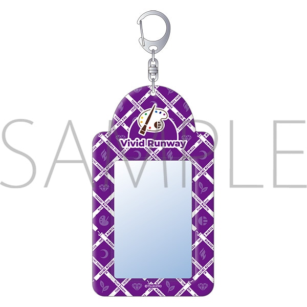 �J�[�h�P�[�X�L�[�z���_�[�@team Purple�@Vivid Runway