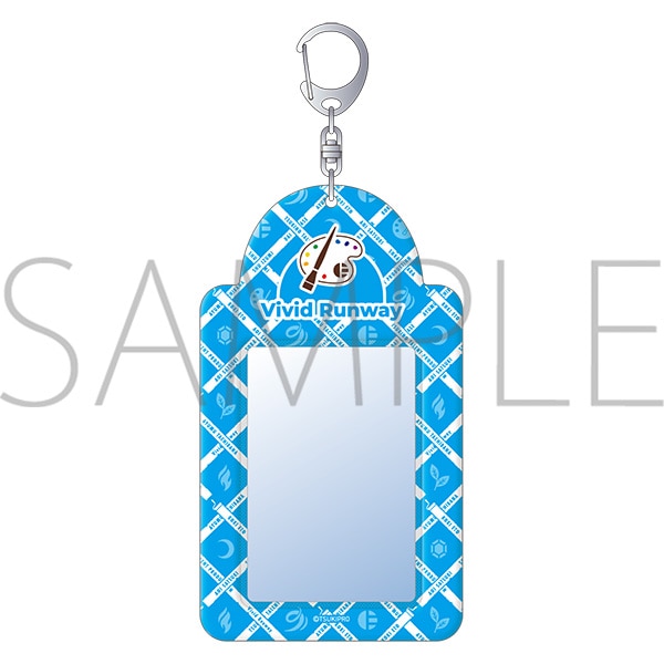 �J�[�h�P�[�X�L�[�z���_�[�@team Light Blue�@Vivid Runway