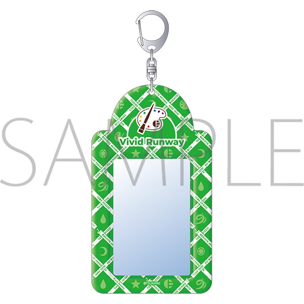 �J�[�h�P�[�X�L�[�z���_�[�@team Green�@Vivid Runway